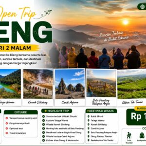 Open Trip Dieng 3 Hari 2 Malam