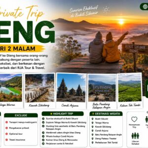 Private Trip Dieng 3 Hari 2 Malam